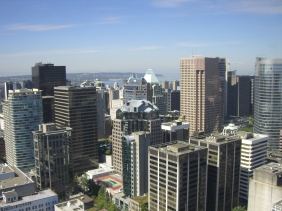 Downtown from Harbour Center